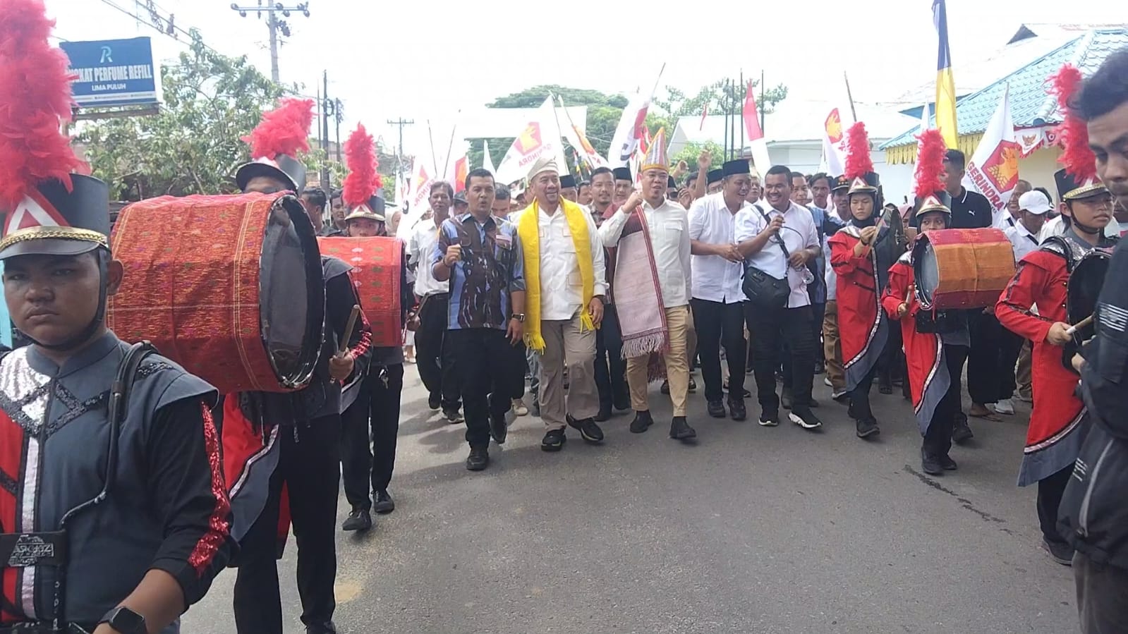 pendaftaran Baharuddin Siagian KPU Batu